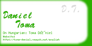 daniel toma business card
